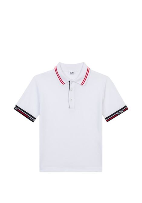 Polo con banda logo GCDS KIDS | C1BJQD527T007100B